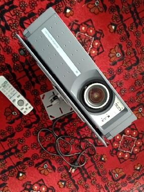 Gray Multimedia Projector with Remote and Mount - Unbranded
